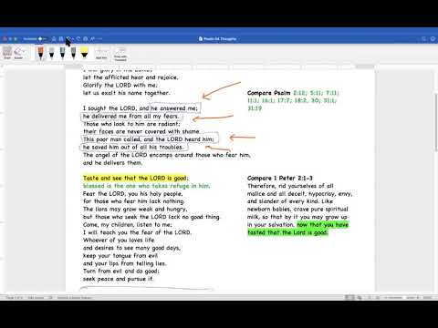 Psalm 34: Tast & Take Refuge