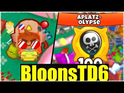 RUNDE 100 IN APLATZOLYPSE SCHAFFEN! - Bloons Td6 [Deutsch/German]