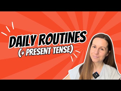 Talk about Routines and Use Present Tense in Serbian (with subs)