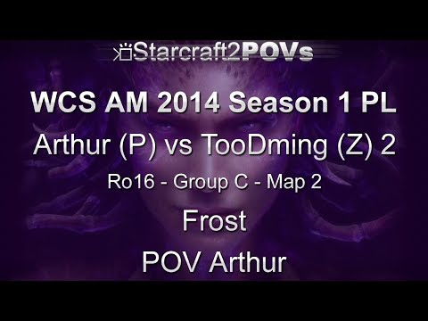 SC2 HotS - WCS AM 2014 S1 PL - Arthur vs TooDming 2 - Ro16 Group C - Map 2 - Frost - Arthur
