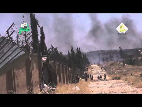 اقتحام نقاط قوات النظام في ثكنة البحوث العلمية في حلب بالدبابات والمدرعات من قبل حركة نور الدين الزنكي