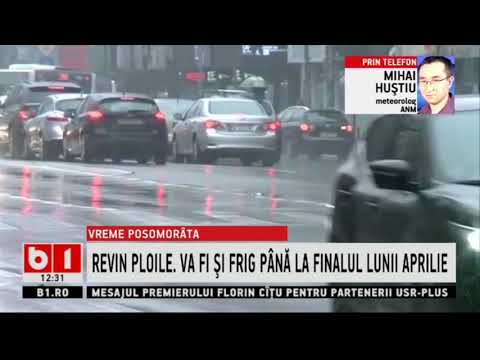 METEO - REVIN PLOILE. VA FI SI FRIG PANA LA FINALUL LUNII APRILIE_Stiri B1_18 aprilie 2021