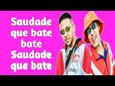 MC Alê e MC Digo STC - Saudade Que Bate (Letra Oficial)