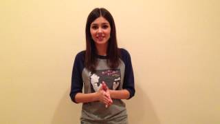 Victoria Justice - Girl Up Introduction