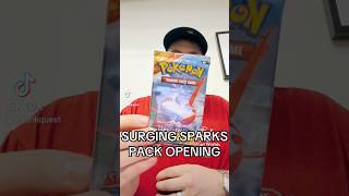 SURGING SPARKS PACK OPENING! ⚡️Starting with a BANGER! 🤩 Pokémon TCG! #pokemon #surgingsparks #tcg