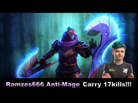 RAMZES666 ANTI-MAGE CARRY 17KILLS!!!