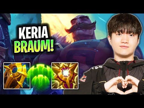 LEARN HOW TO PLAY BRAUM SUPPORT LIKE A PRO! | T1 Keria Plays Braum Support vs Nautilus!  Season 2025