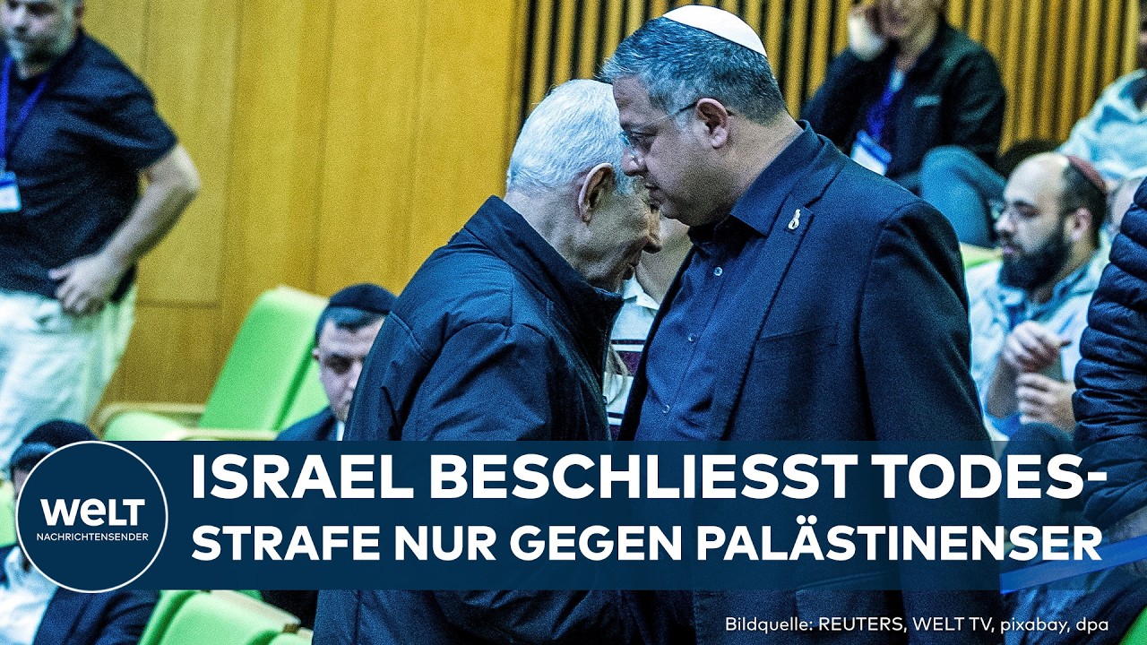 ISRAEL: Todesstrafe legalisiert – "Standartstrafe nur für Palästinenser" | Kritik aus Europa!