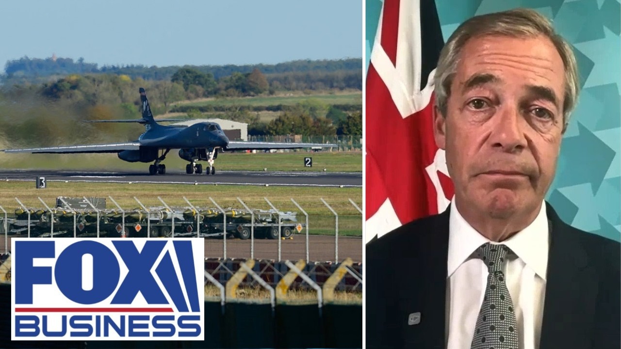 'ASHAMED': Farage HAMMERS UK after US pulls bombers from airbase