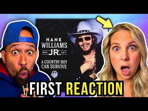 Wife absolutely LOVED Hank Williams Jr. - A Country Boy Can Survive! Her FIRST reaction is EPIC...