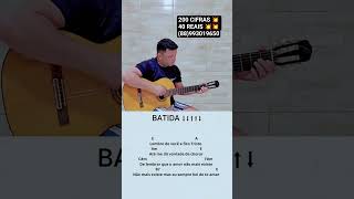 COMO TOCAR NO VIOLÃO SIMPLIFICADA - AQUELE BEIJO QUE TE DEI - ROBERTO CARLOS #jovemguarda