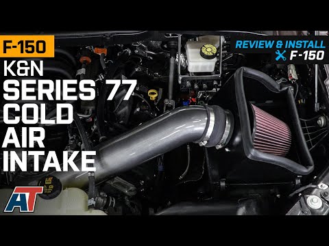2021-2023 F-150 K&N Series 77 High Flow Performance Cold Air Intake Review & Install