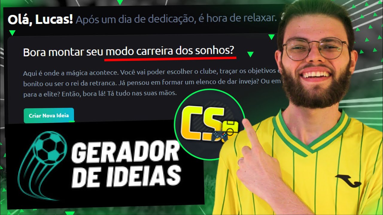 Testei o GERADOR DE MODO CARREIRA do Carlos Salvador! É bom mesmo??? - Modo Carreira EA FC 24
