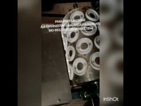Pani Puri Making Machine