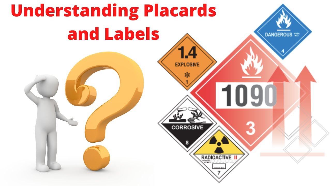 DOT Chart 16- Understanding HazMat Placards and Labels