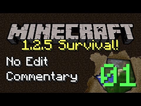 Minecraft 1.2.5 Uncut Ep. 1 - Simple Beginnings