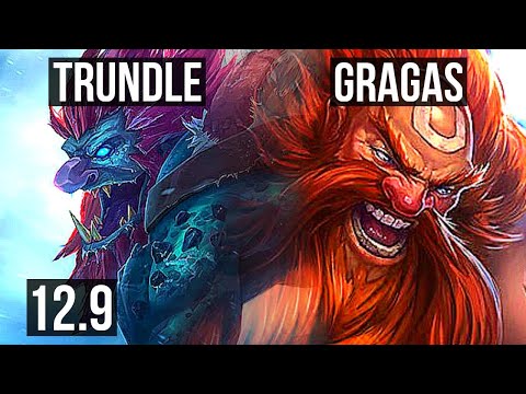 TRUNDLE vs GRAGAS (JNG) | 4/0/4, 300+ games | BR Diamond | 12.9
