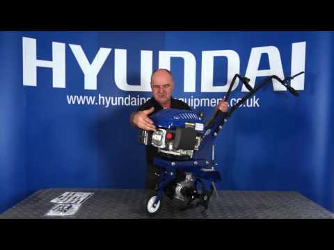 Hyundai Petrol Garden Tiller & Cultivator HYT140 Unboxing  & Assembly