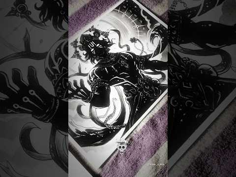 Aura of lord krishna 🔥#satisfying #god #drawing #shortsfeed #youtubeshorts #art