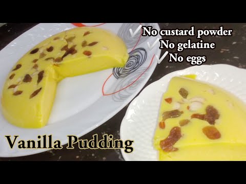 Yummy vanilla pudding/Sri Lankan style custard pudding WITHOUT custard powder/ වැනිලා ප්රඩින්ග්