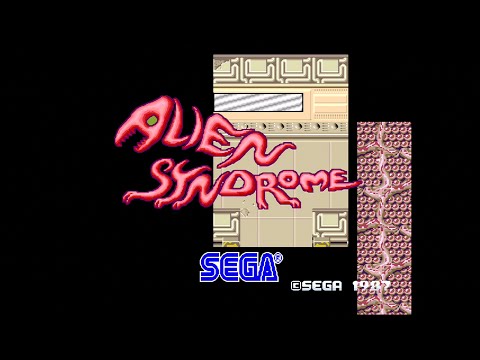 Alien Syndrome stage gameplay capture