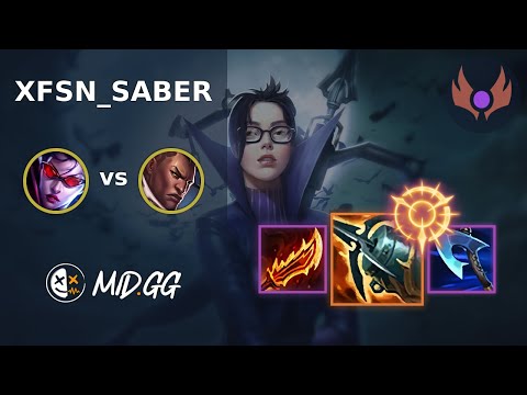 MID.GG: [ xFSN_Saber ] Vayne BOT vs Lucian | NA MASTER | LOL Season 2025