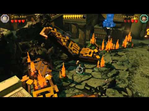 LEGO The Hobbit (PS4) co-op pt3: Dragon Party Crasher