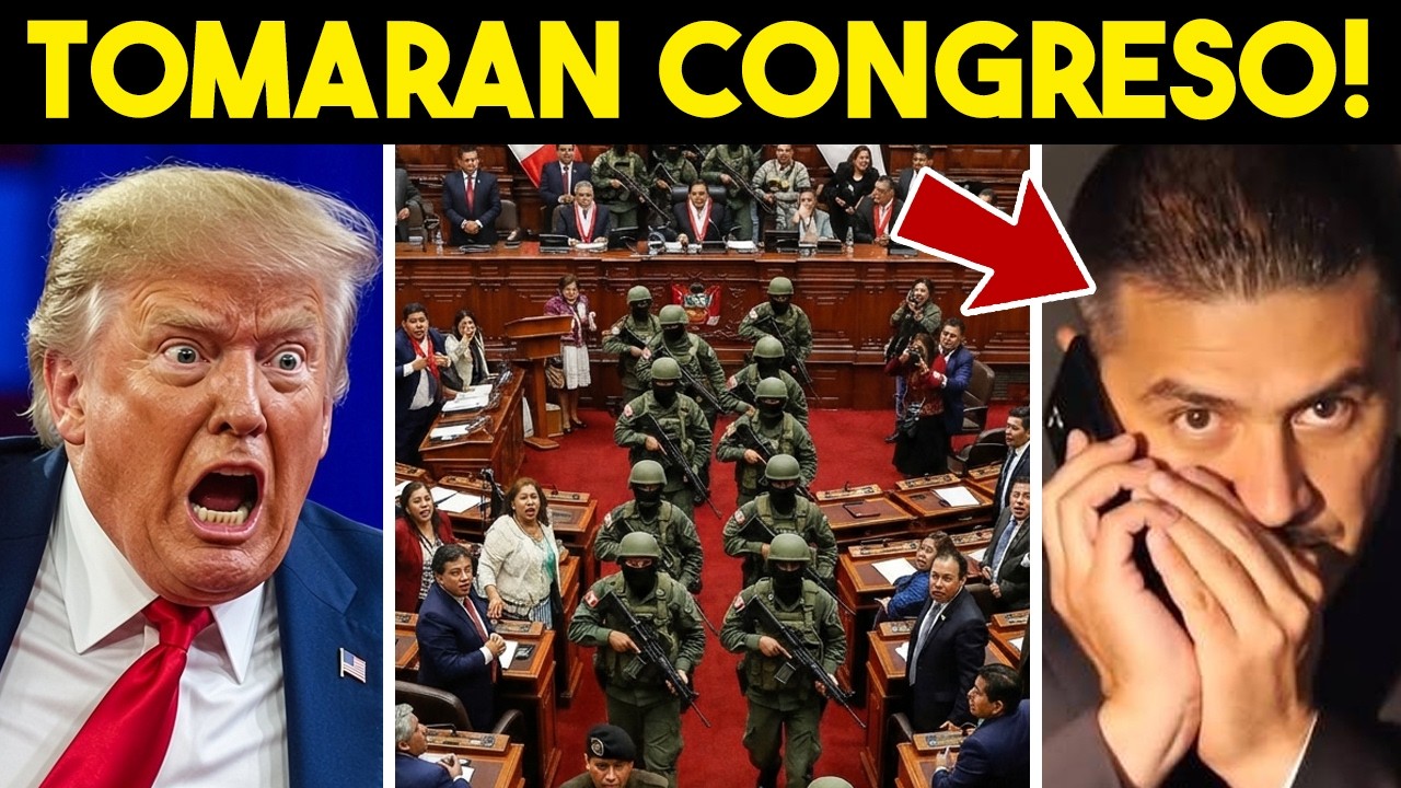 Momento Impactante! SOLDADOS TOMARÁN CONGRESO. Mexicano apunta a Trump. Sacan video. EEUU