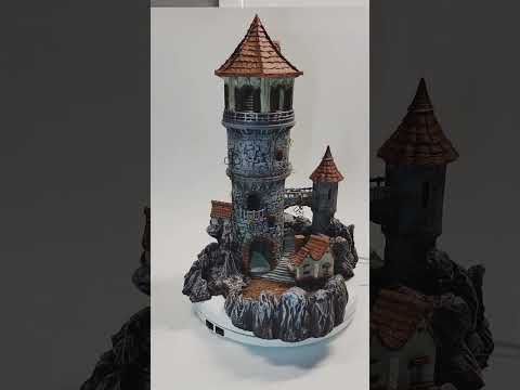 This Dice Tower was so Much Fun to Build and Paint