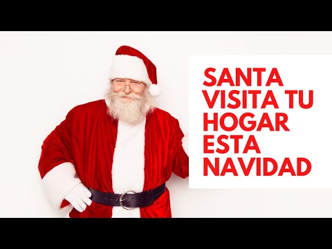 Santa te visita en navidad