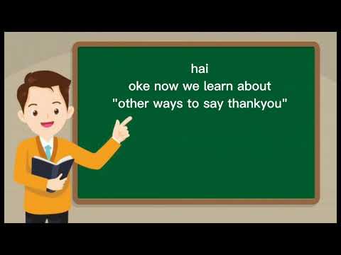 Other ways to say "Thank You"