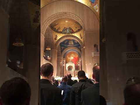 The Return of the Gloria at 2018 Easter Vigil Mass, National Basilica in DC