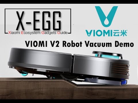VIOMI V2 robot vacuum Demo (Sweeping, Mopping and scrubbing) Review