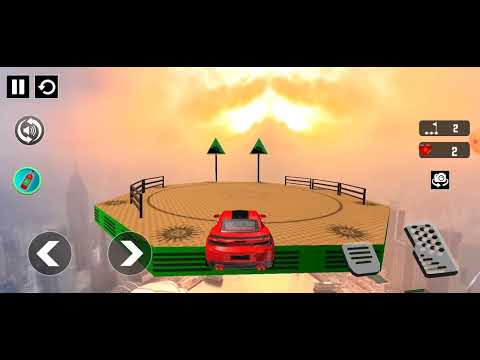 Impossible Car Tracks 3D - Car Driving Stunts Sim | Two Red Cars Multiplayer Mode Android Gameplay