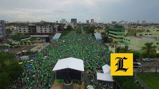 Vídeo Vista aérea del recorrido de la Marcha Verde, Domingo 16 de Julio 2017
