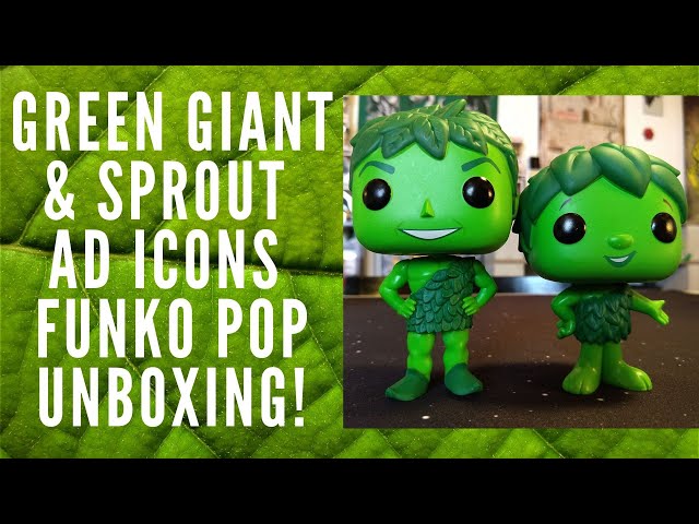 Vídeo relacionado con Funko Green Giant & Sprout (Target Exc) Pop Ad Icons Vinyl Figure & 1 Compatible Protector Bundle (42028 - B)