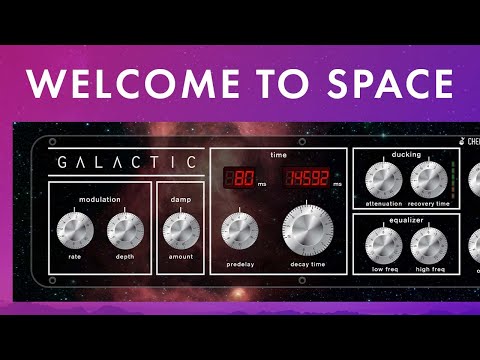 This reverb is out of this world! // Cherry Audio Galactic algorithmic reverb