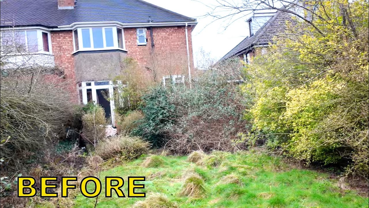 Overgrown garden gets brought back to life