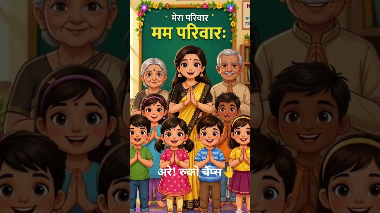 संस्कृत में परिवार के सदस्यों के नाम | Hindi Sanskrit Pathshala 📚आइए मिलकर सीखें।✨