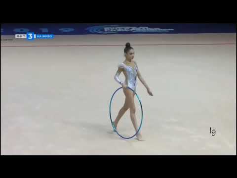 Andrijana Blazic Hoop AA European RG Championships Baku 2019