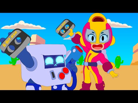 MAX VS 8-BIT FUNNY MOMENTS - BRAWL STARS ANIMATION