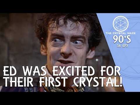 Ed Tudor Pole Gets Excited Over Crystal Win | The Crystal Maze
