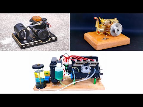 TOP 3 Mini 4 Stroke RC Engines - How to Build and Test