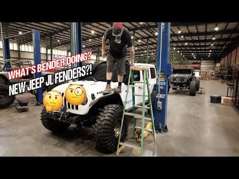 Motobilt Aluminum Rear Highline Fenders | MB1197-A | 2020 - 2026 Jeep Gladiator JT