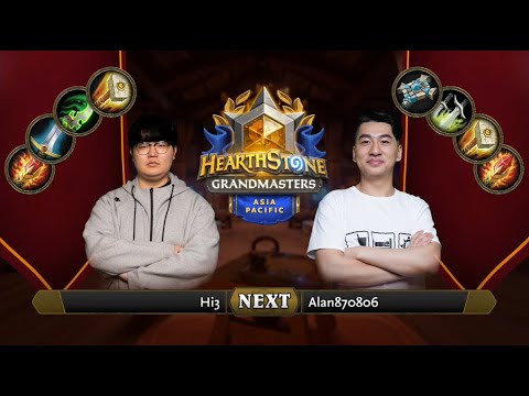 Hi3 vs Alan870806 | 2021 Hearthstone Grandmasters Asia-Pacific | Semifinal | Season 1 | Week 2
