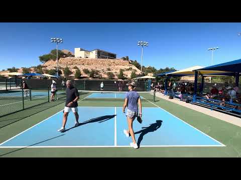 Gold Medal Match Pickleball Senior Mixed Doubles 3.5 60-65 Gold Medal Match Fall Brawl