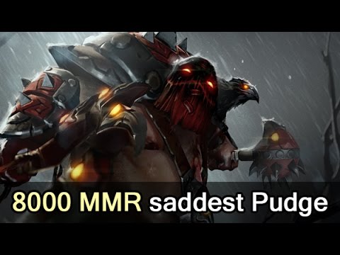 Attacker 8000 MMR saddest Pudge in the world — Dendi level