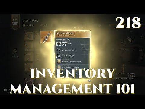 Inventory Management 101 - Assassin's Creed Odyssey Episode 218