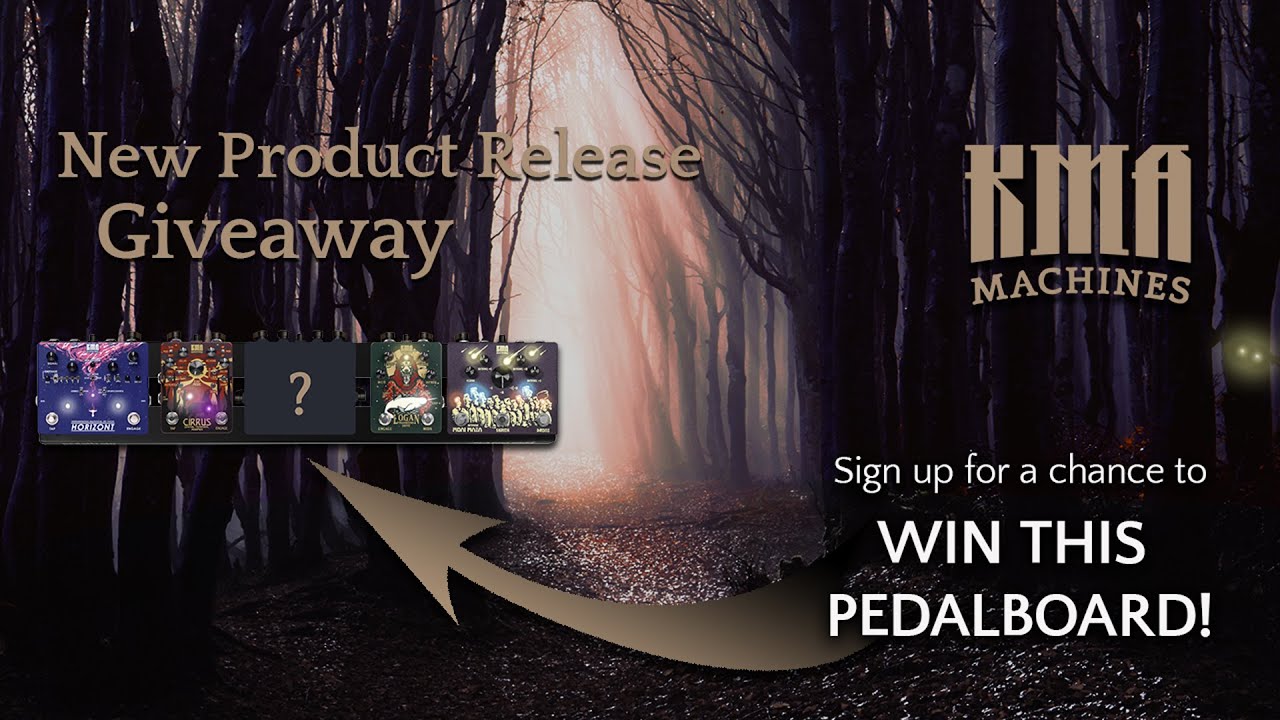 KMA's New Product Release from the forest - Win a Pedalboard! PROMO ENDED - YouTube