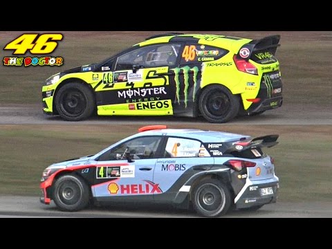 Valentino Rossi Vs. Daniel Sordo - 2016 Monza Rally Show